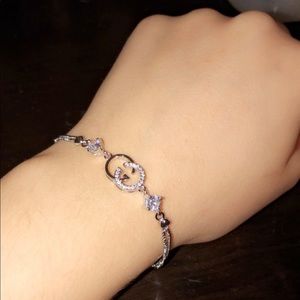 Sterling Silver GG Bracelet